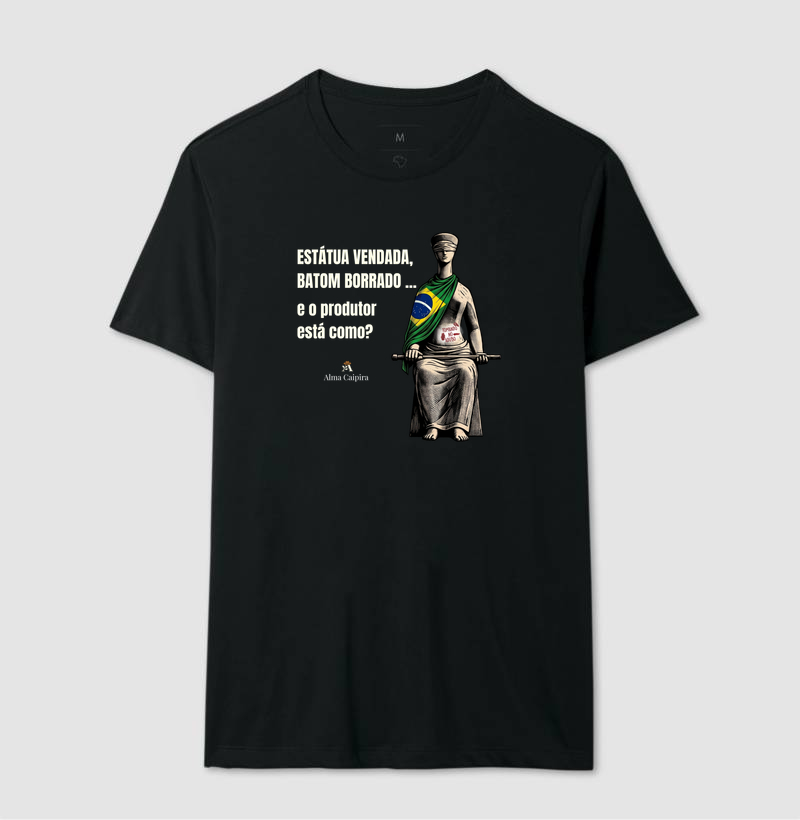 Estátua vendada, batom borrado, e o produtor está como? (tomando no adubo) - Imagem 2