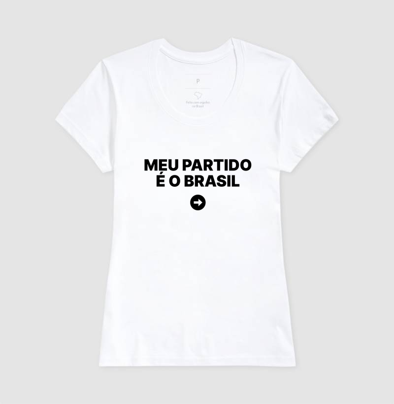 Camiseta Meu partido é o Brasil - Imagem 5