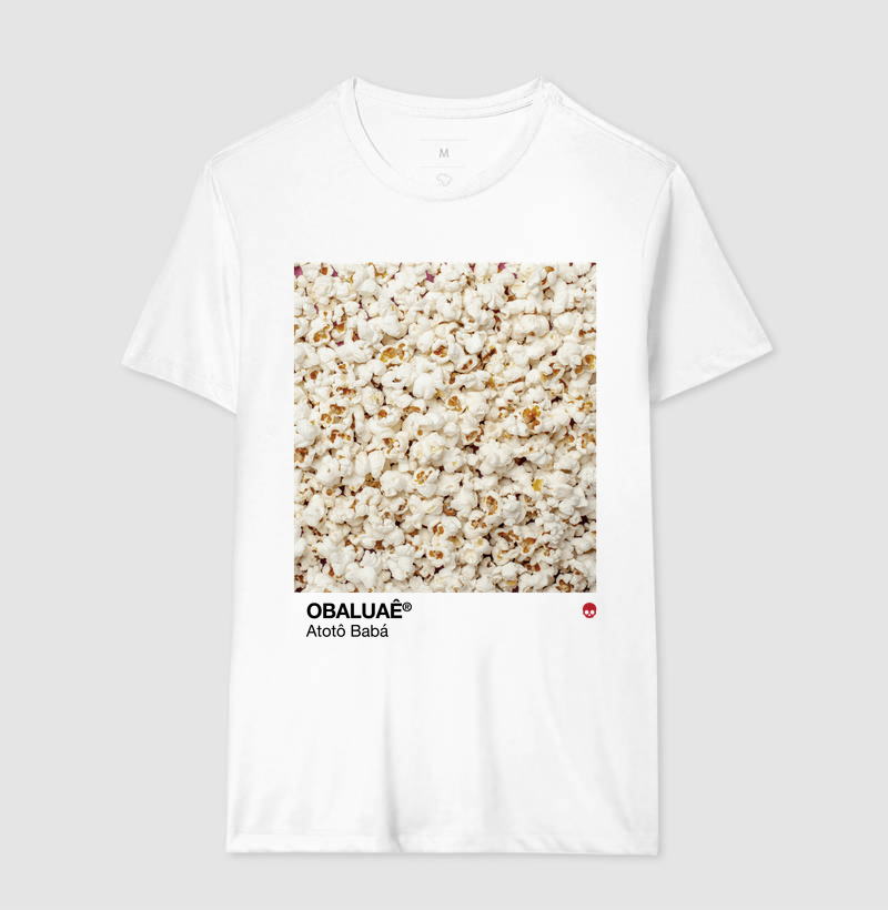 Camiseta Umbanda Orixá Obaluaê Omolu - Pipoca - Imagem 4