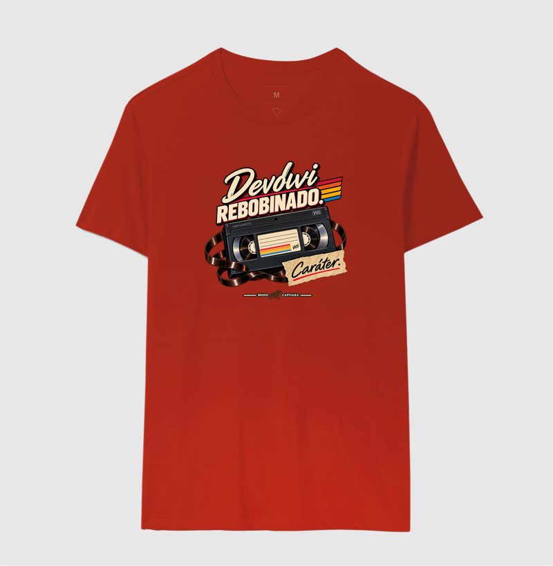 DEVOLVI REBOBINADO - Modo capivara - Camiseta - Imagem 12