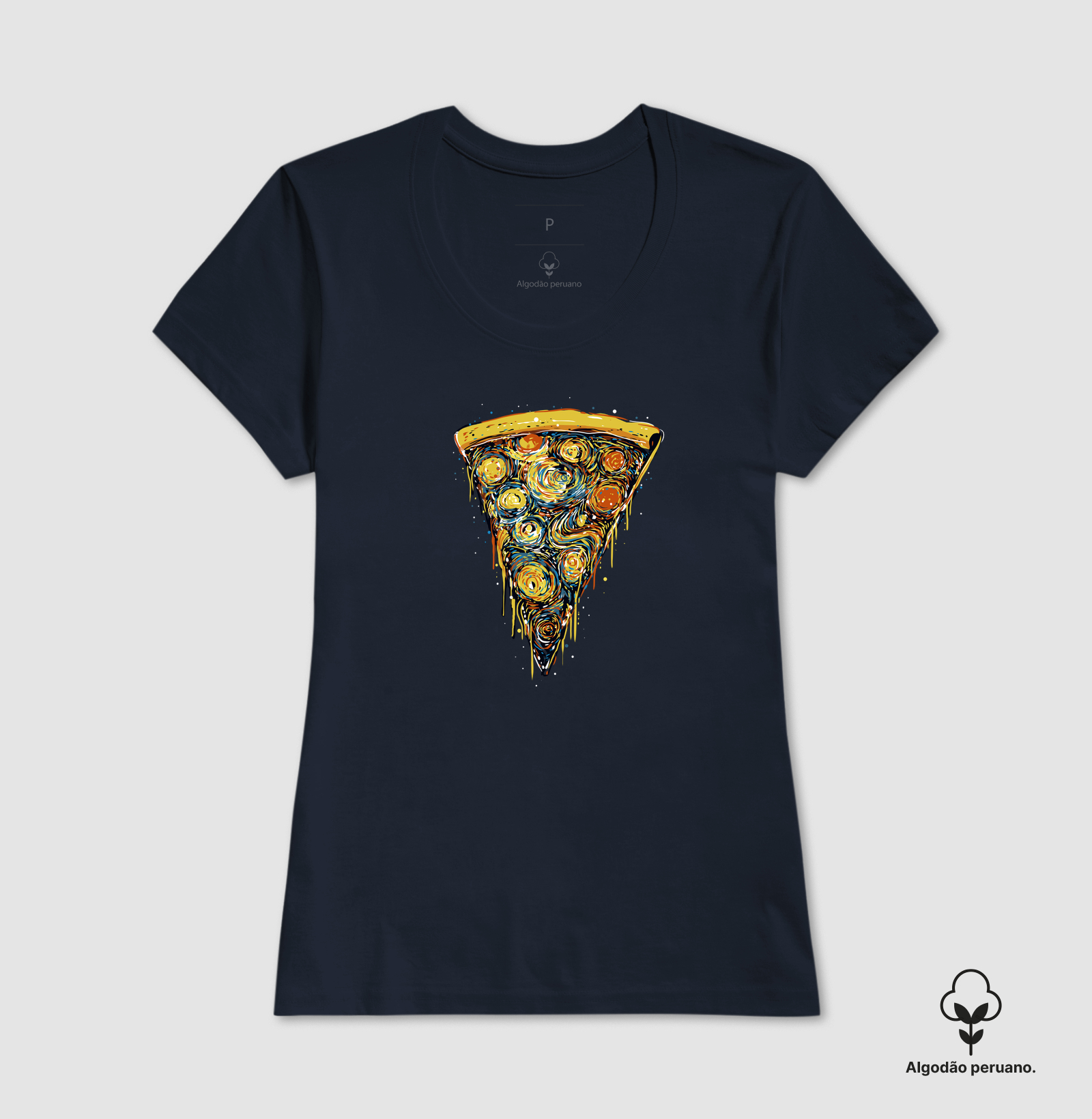 Camiseta Starry Slice Algodão Peruano - Imagem 7