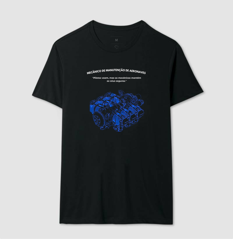 Camiseta Mecânico de Manutenção de Aeronaves - Imagem 2