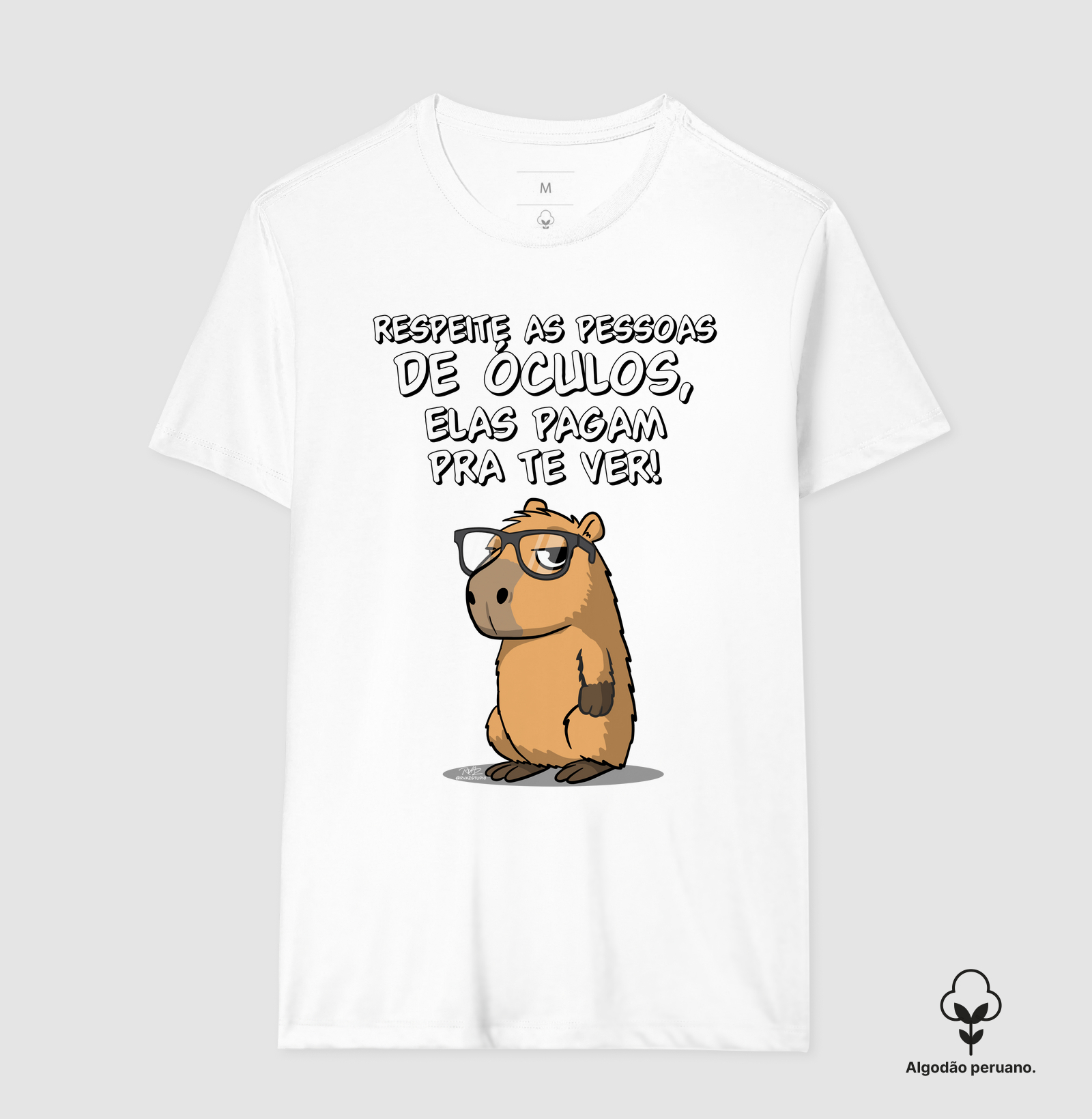 Camiseta Capivara Óculos - Imagem 5