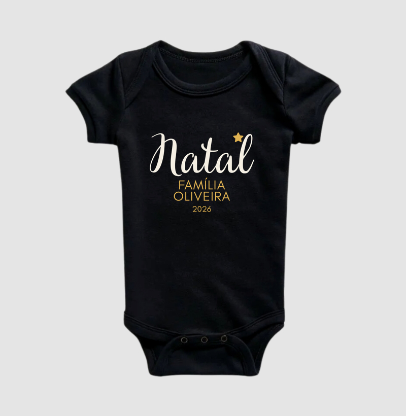 Natal - Família Oliveira - 2026 (body bebê) - Imagem 2