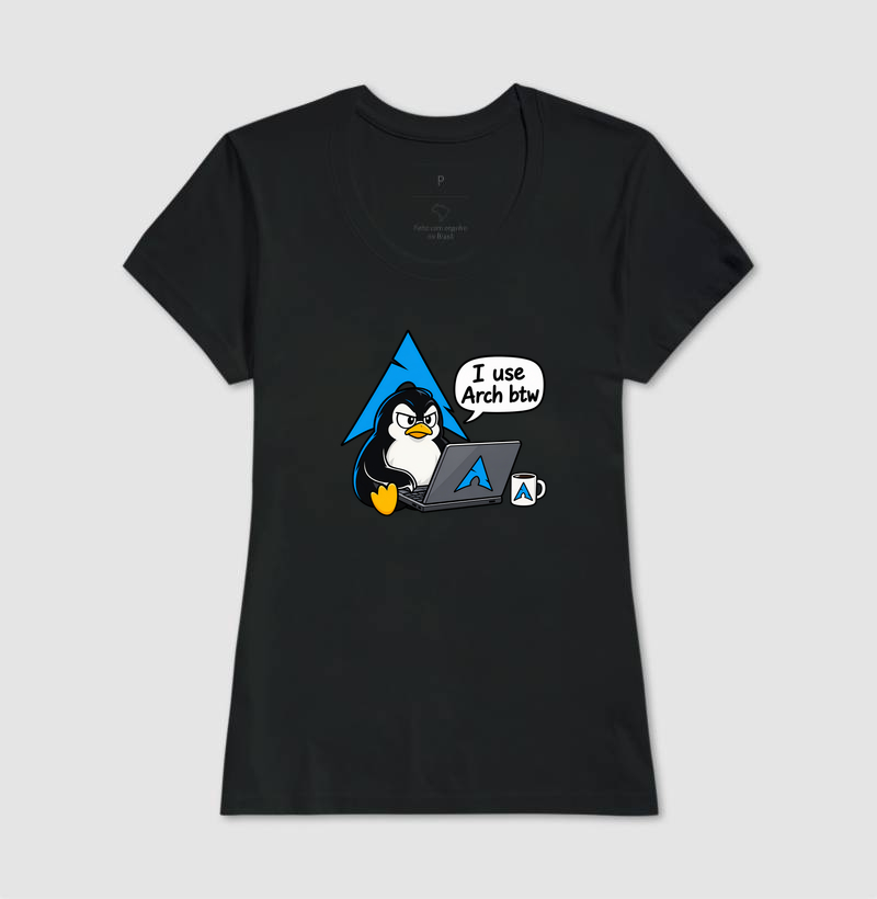 I Use Arch BTW — Pinguim Arch Edition - Imagem 3