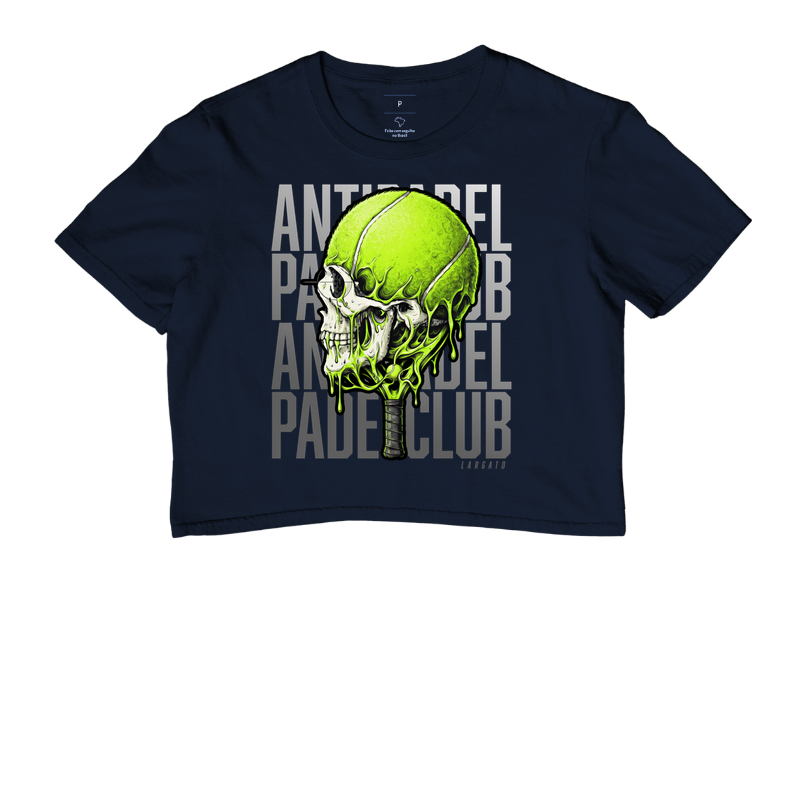 Camiseta Anti-Padel Caveira Prata - Imagem 4