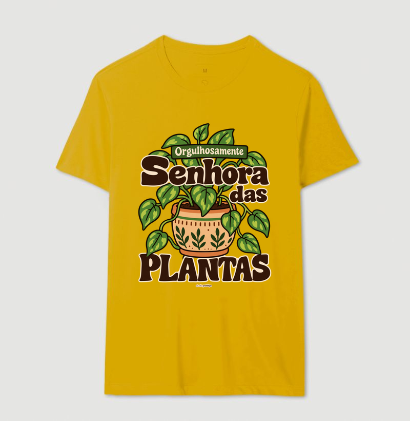 Camiseta Orgulhosamente Senhora das Plantas - Imagem 14