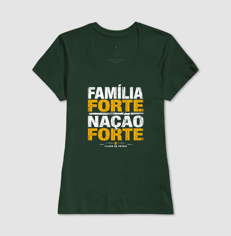 Camiseta Familia Forte Nação Forte |  Filhos da Patria - Imagem 8
