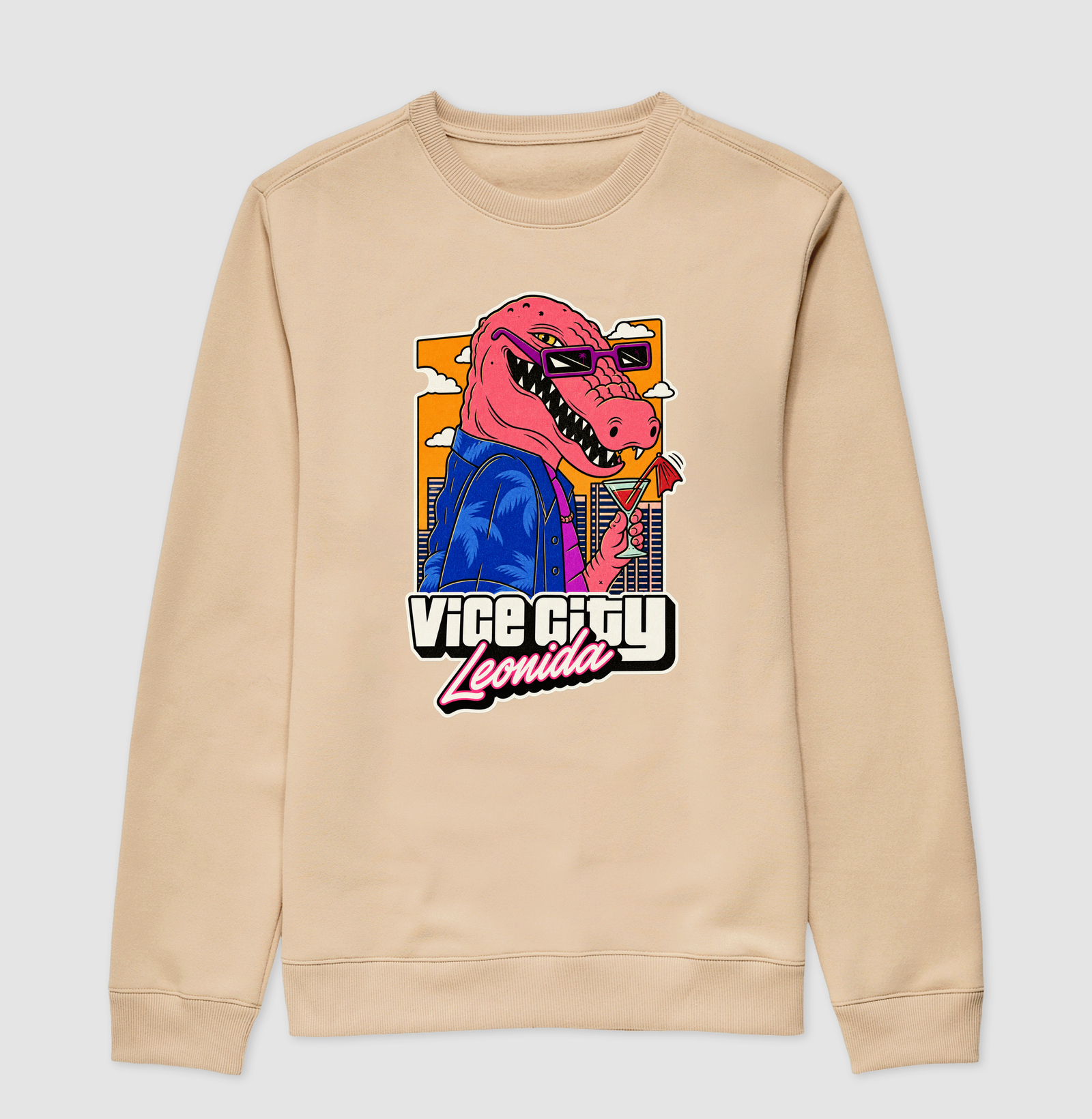 Suéter Moletom Jason (GTA VI / Vice City / Leonida) - Jacare Drink - Imagem 3