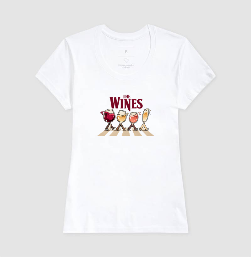 Camiseta The Wines – Taças de Vinho na Faixa de Pedestres - Imagem 5