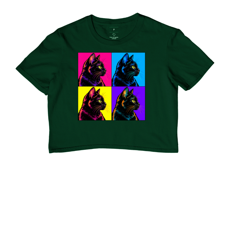 Gato Preto Pop Art - Imagem 5