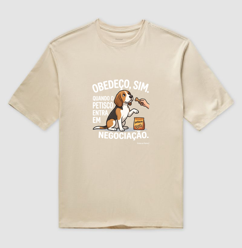 CAMISETA OVERSIZED BORDER COLLIE OBEDEÇO - Imagem 3
