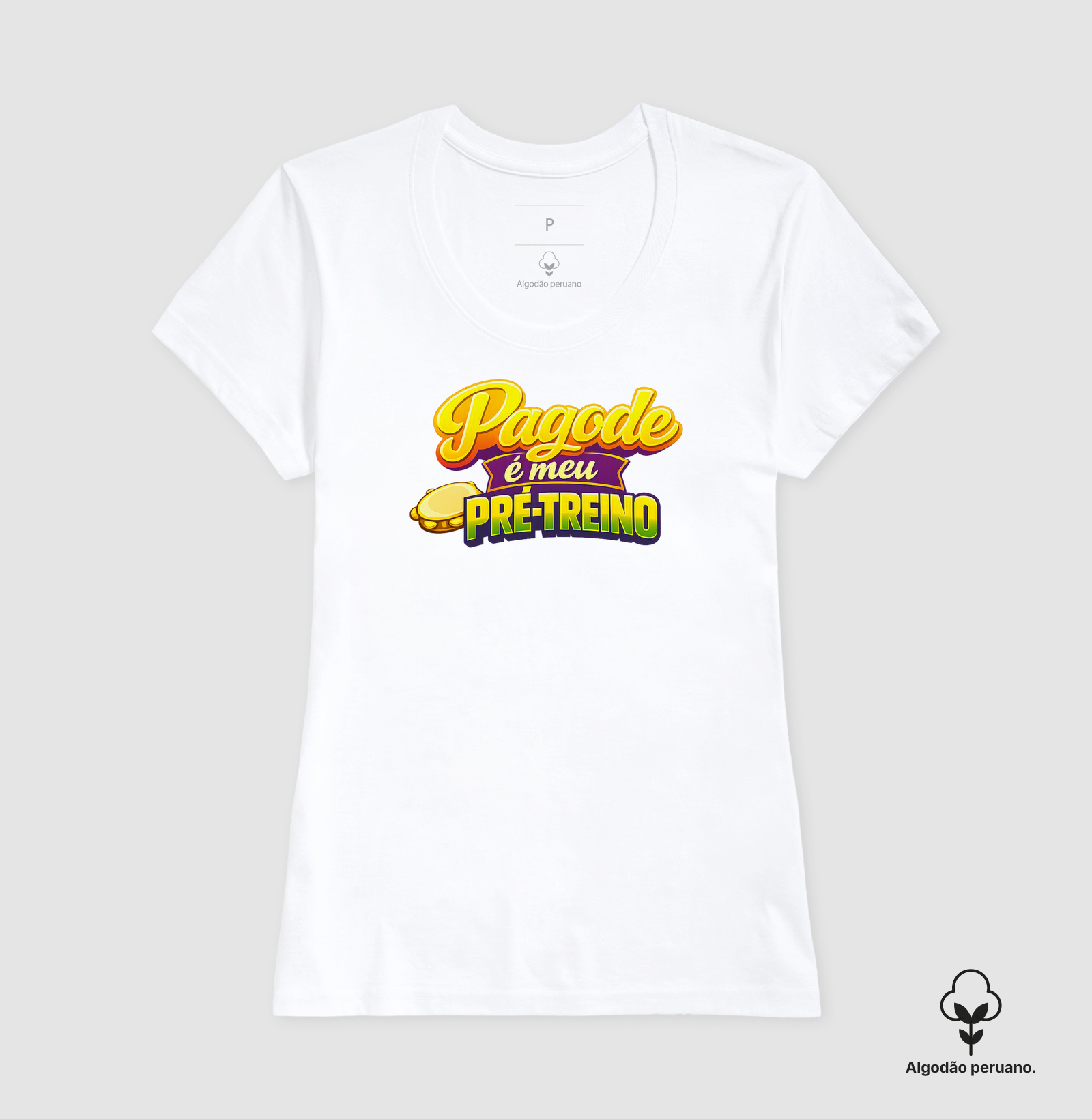 camiseta pagode é meu pré - treino - Imagem 4