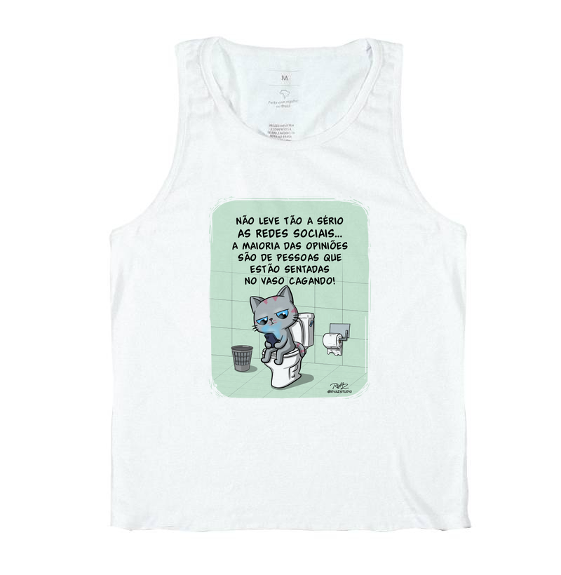 Camiseta Gato Sincero no Vaso - Imagem 2