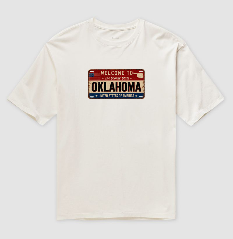 Oklahoma (placa envelhecida) - Imagem 4
