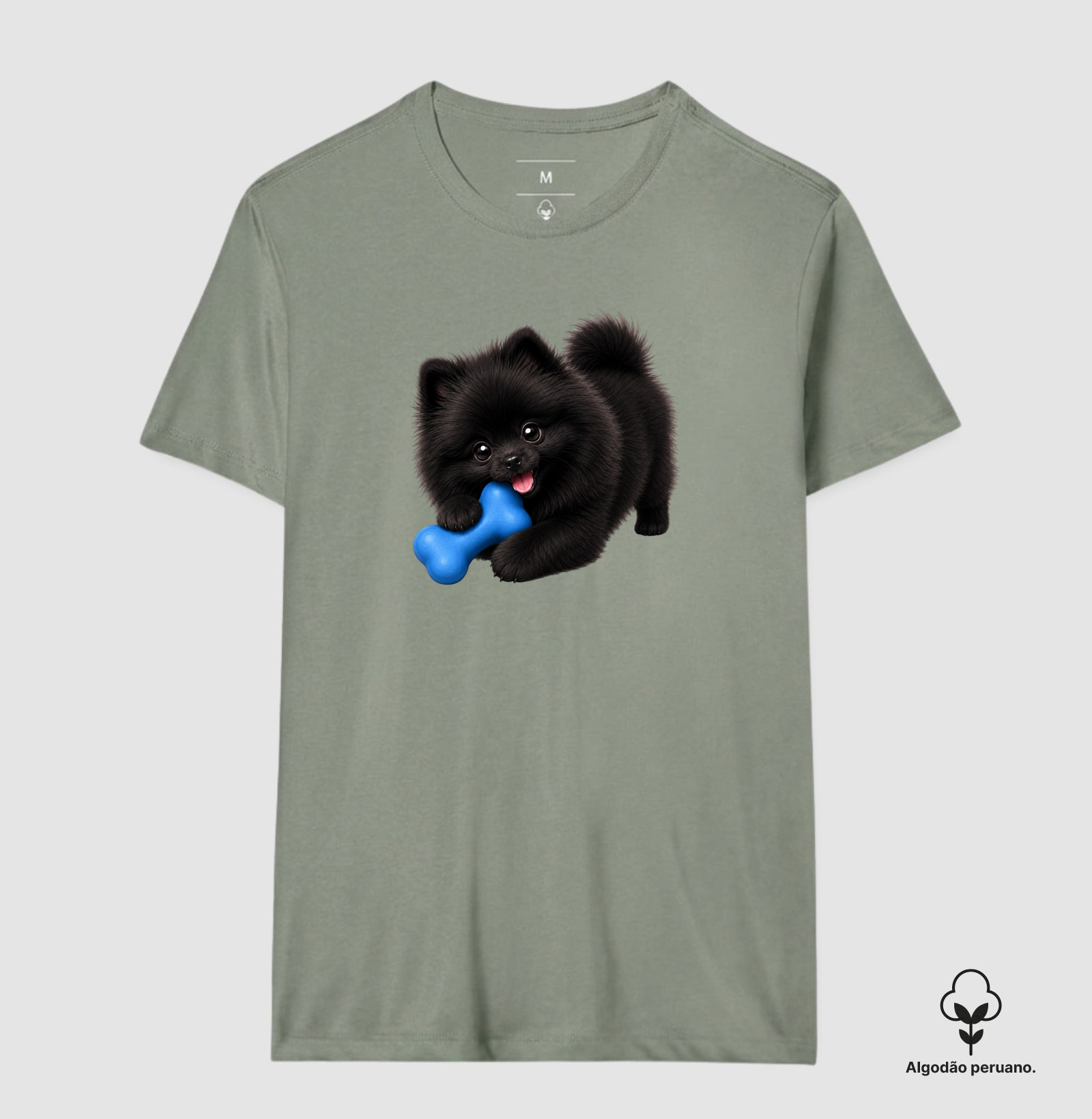Pomerânia (Spitz Alemão) Preto - Desenho Animado - Imagem 4