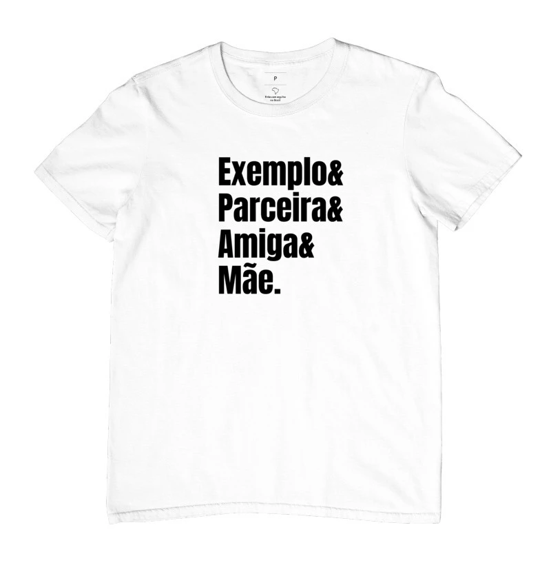Camiseta Mãe Exemplo - Imagem 4