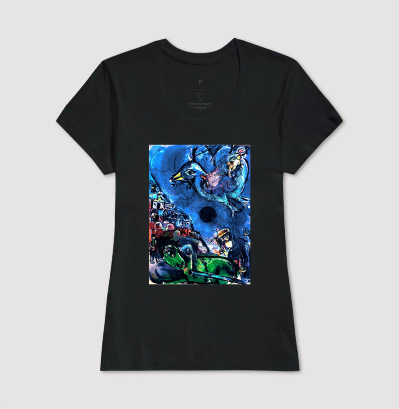 Village au Cheval Vert - Marc Chagall - Imagem 3