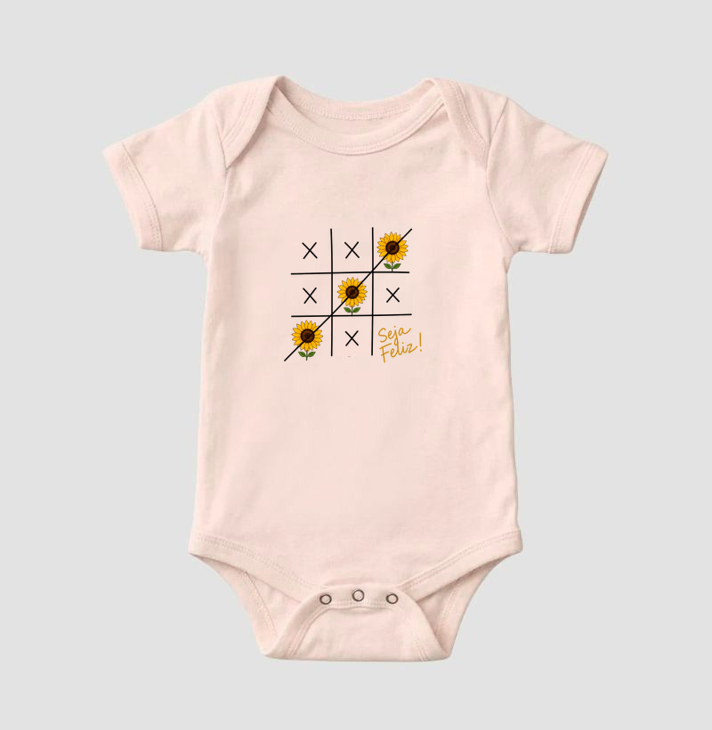 Camiseta Seja Feliz Girassol - Imagem 5