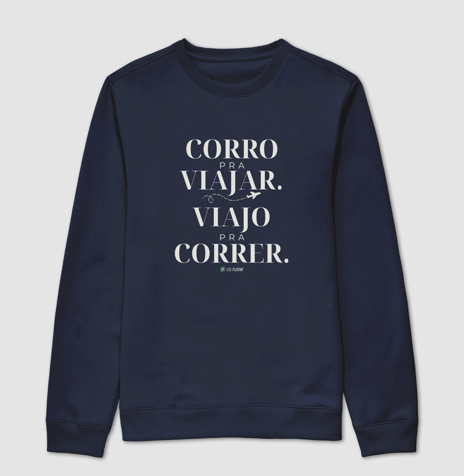 Moletom Corrida - Corro Para Viajar. Viajo Para Correr. - Imagem 5