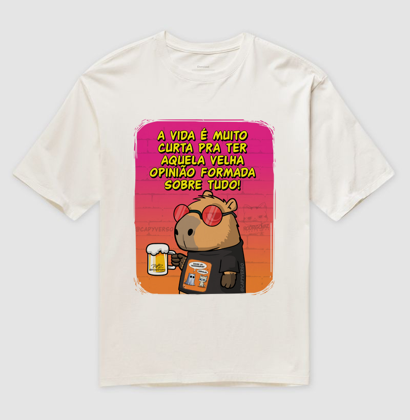 Camiseta Capivara Opinião - Imagem 4