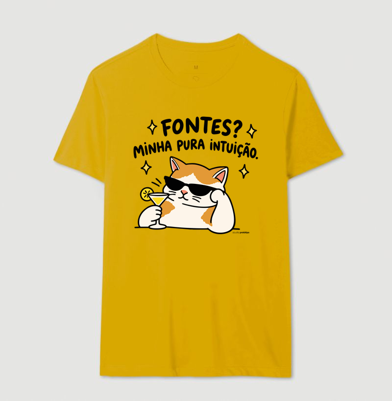 Camiseta Fontes? Minha Pura Intuição - Imagem 14