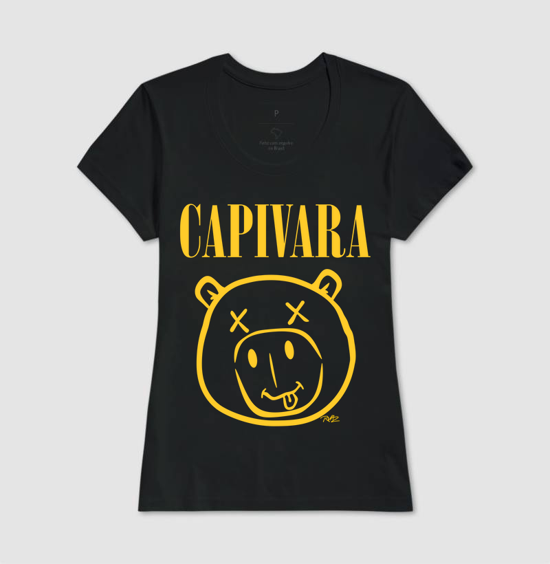 Camiseta Capivara Grunge - Imagem 3