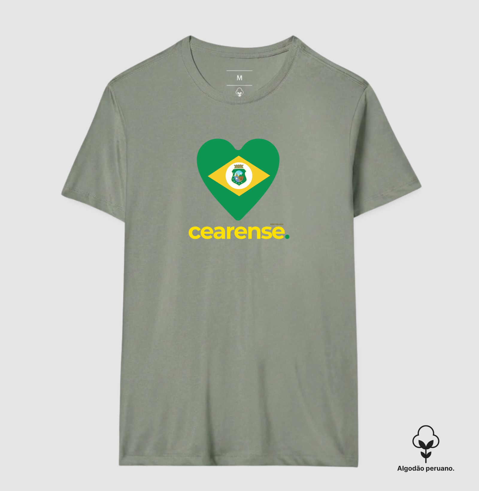 Camiseta Coração Cearense. | OxenteWear - Imagem 9