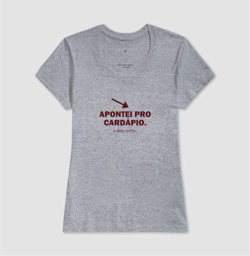 Camiseta Apontei pro Cardápio - Imagem 9