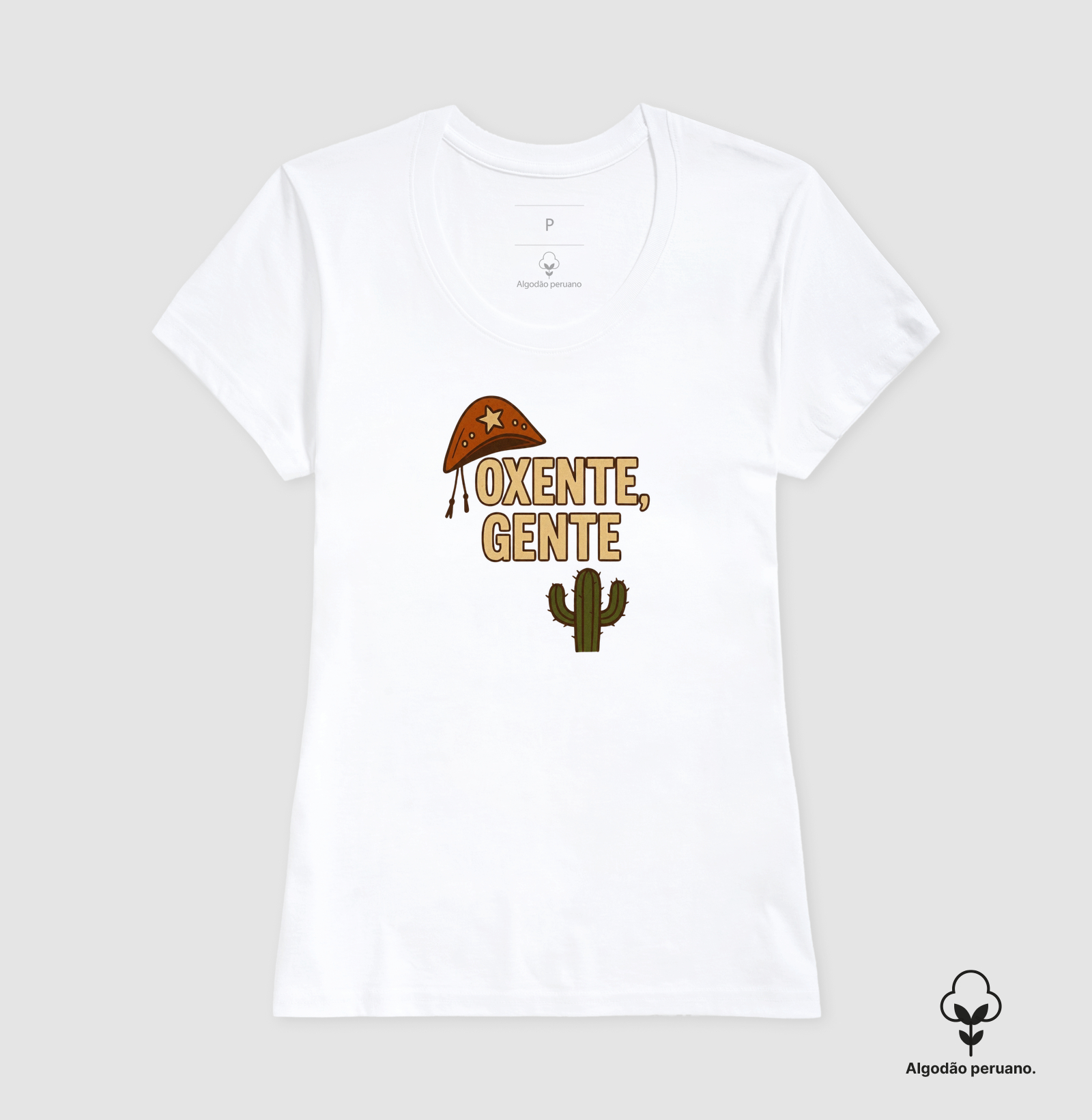 Camiseta Oxente, Gente! Coleção Baianês. Masculina e Feminina. Algodão Premium. - Imagem 5