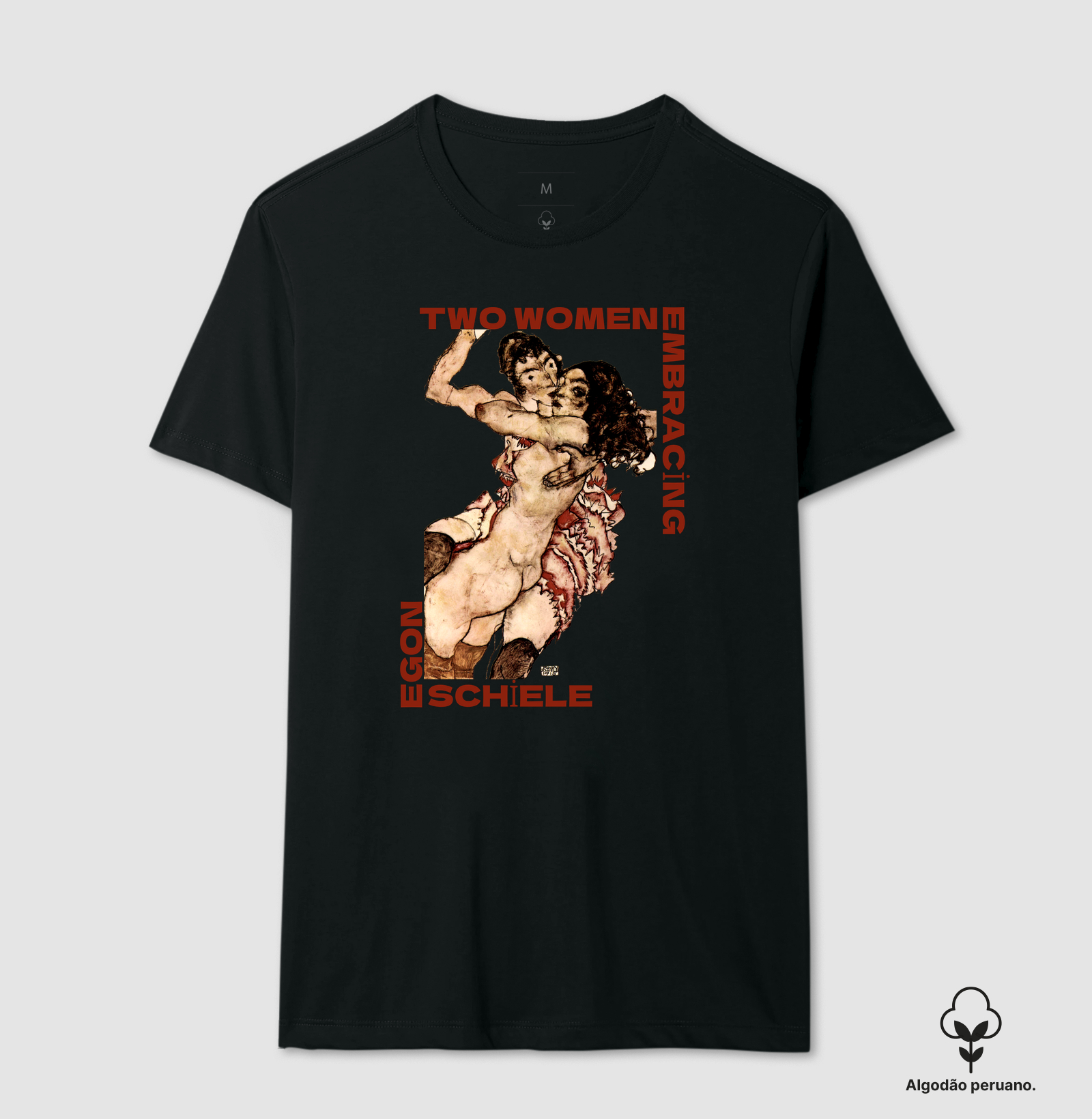 Duas mulheres se abraçando (1915) - Egon Schiele - Imagem 2
