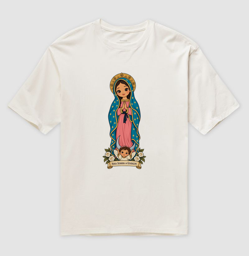Nossa Senhora de Guadalupe estilo chibi - Imagem 4