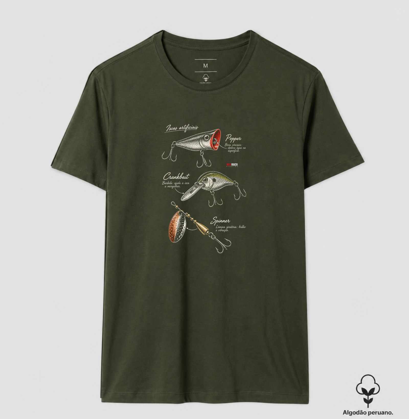 Camiseta Red River – Iscas Artificiais - Imagem 3