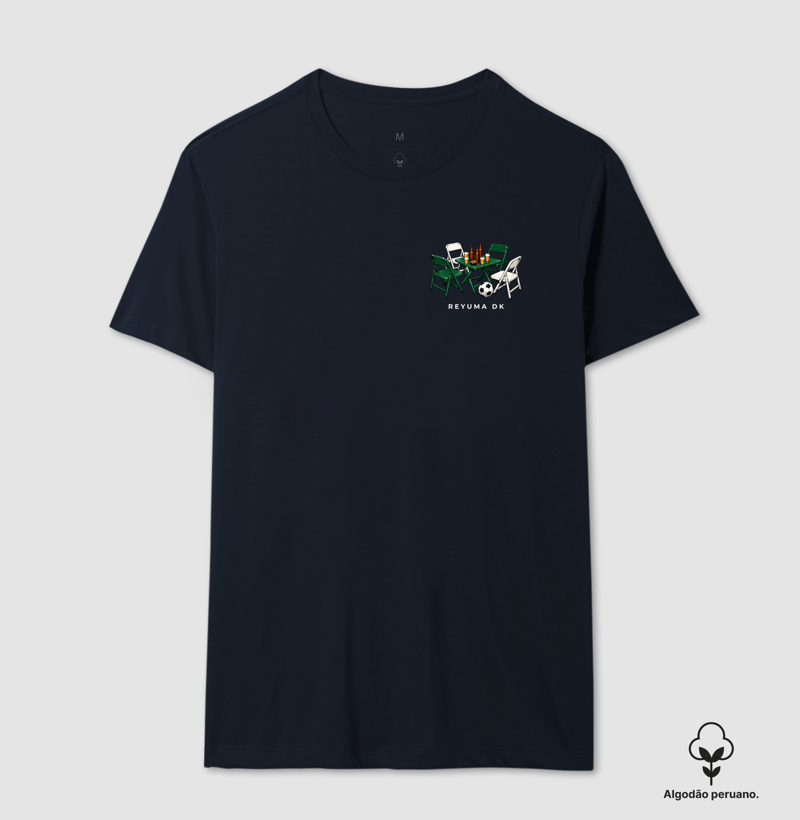 "Boteco e Resenha"- Futebol - Camiseta Algodão Peruano Masculina, Feminina e Babylook - Imagem 9