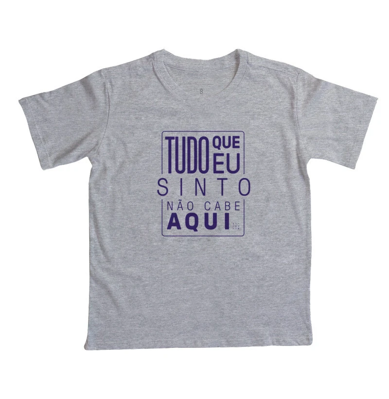  Camiseta Mini "Tudo que eu sinto" - Imagem 3