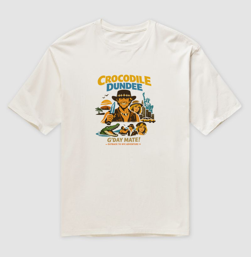 Camiseta Crocodilo Dundee Day Mate - Imagem 4