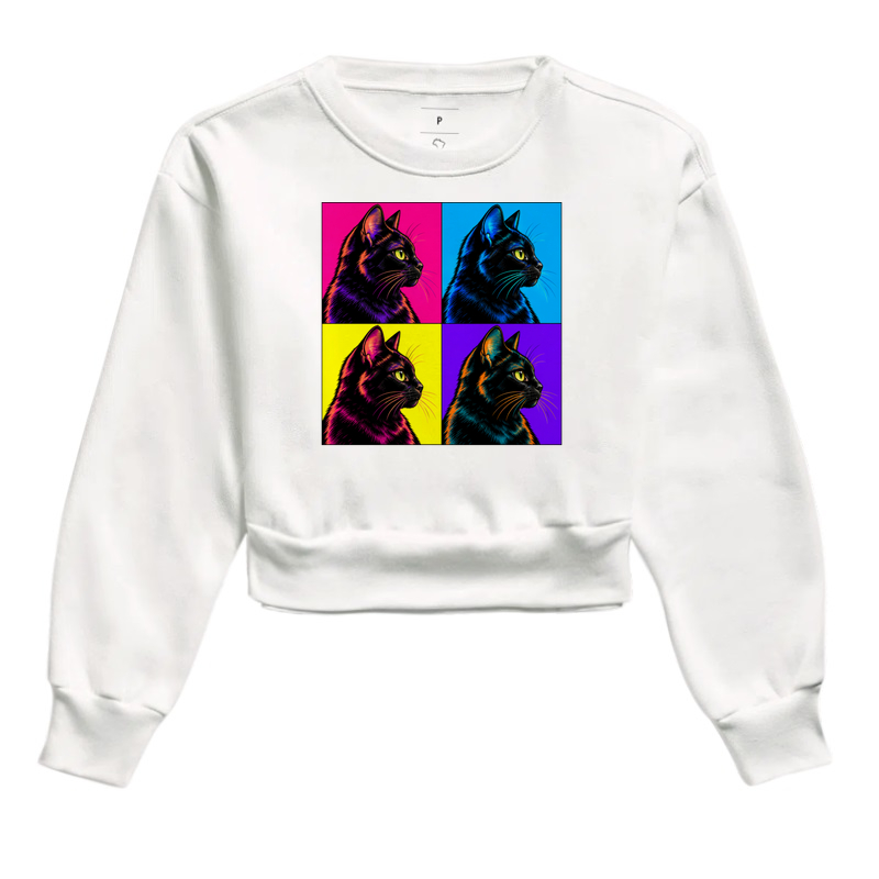 Gato Preto Pop Art - Imagem 3