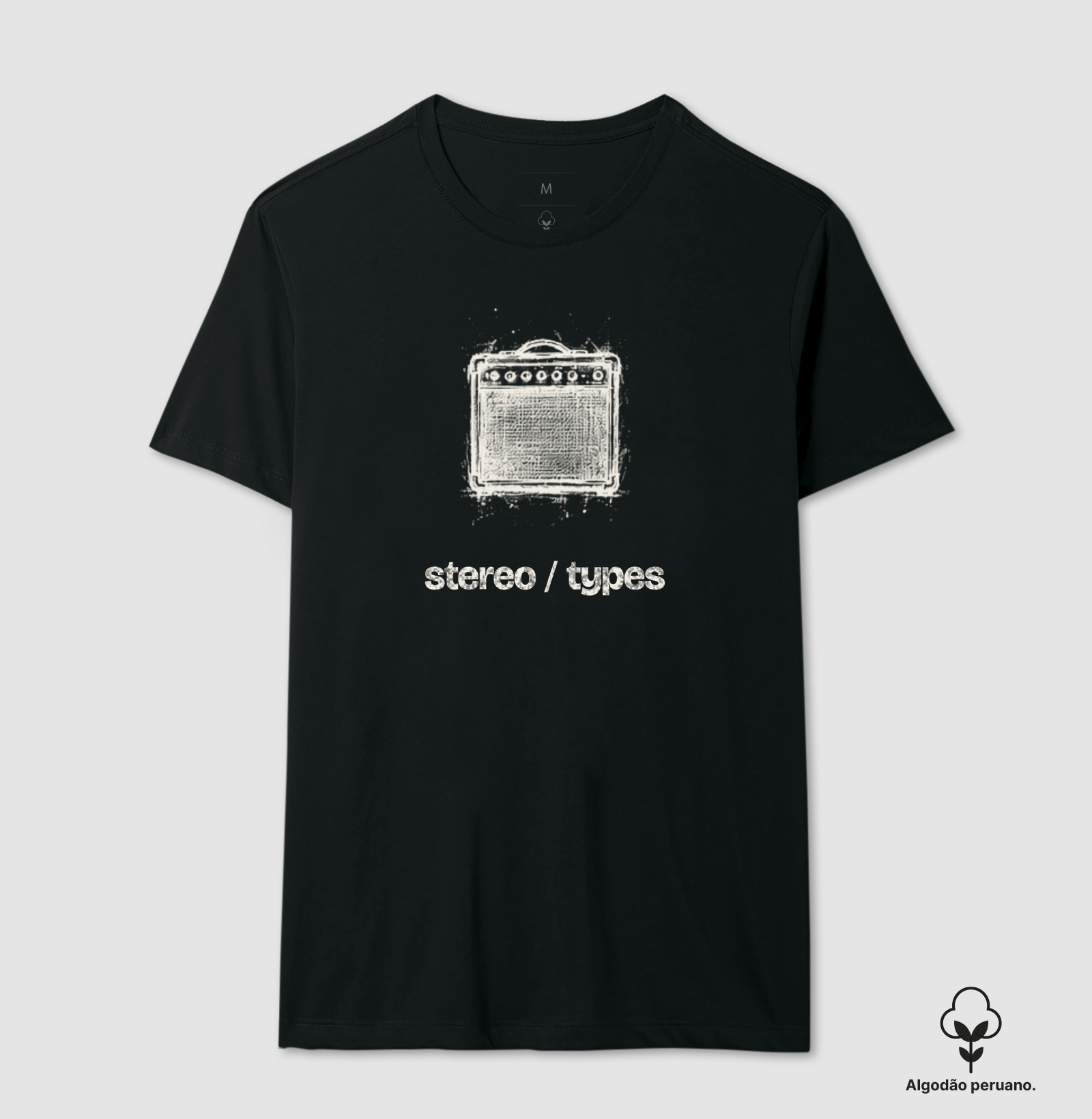 Amplificador · Carvão · Traço Claro · STEREO TYPES - Imagem 3