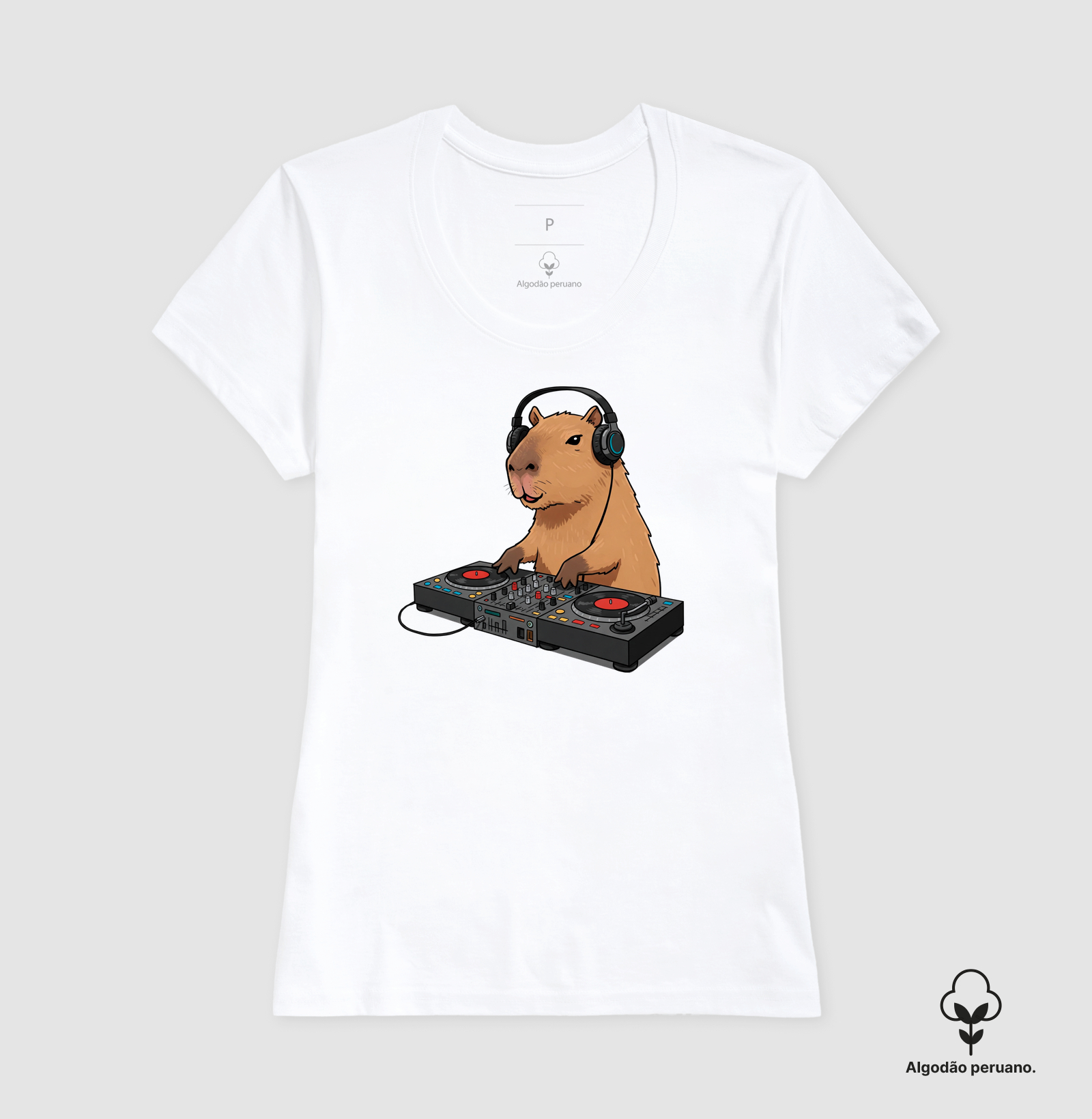 Camiseta Algodão Peruano DJ Capivibes - Imagem 2