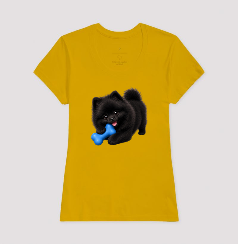 Pomerânia (Spitz Alemão) Preto - Desenho Animado - Imagem 15