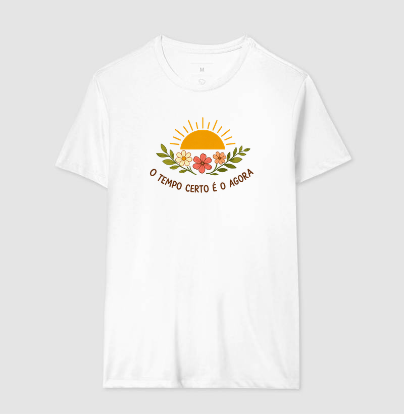 Camiseta O Tempo certo é o agora - Alma Vestida - Imagem 4