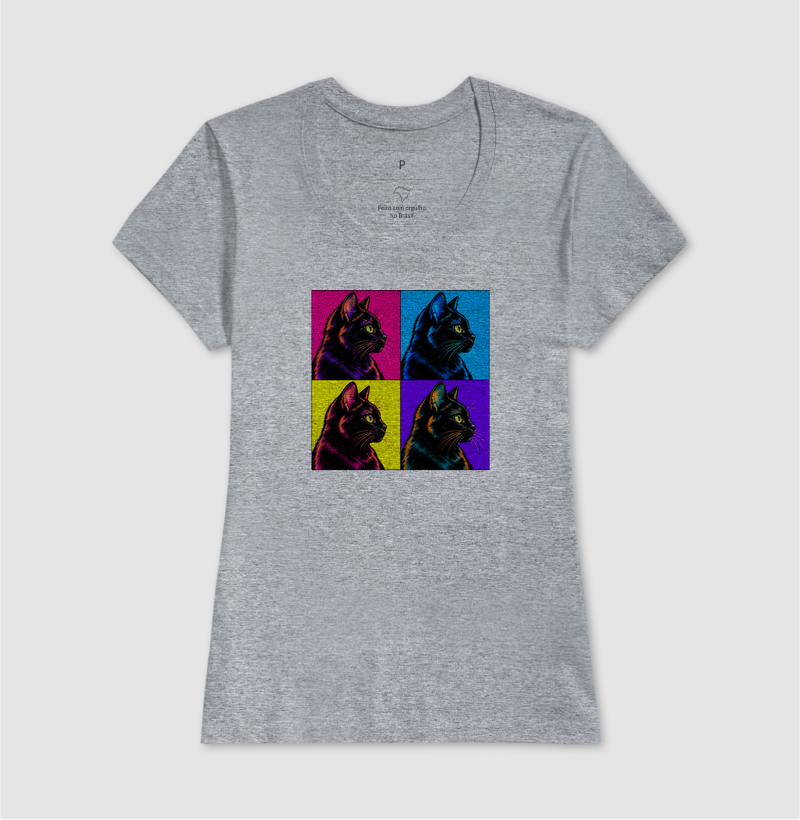 Gato Preto Pop Art - Imagem 9