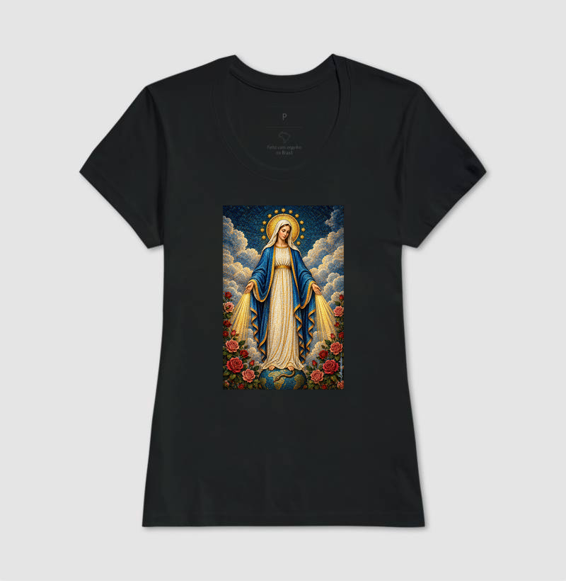 Nossa Senhora das Graças – Mosaico Sagrado | Medalha Milagrosa - Imagem 3