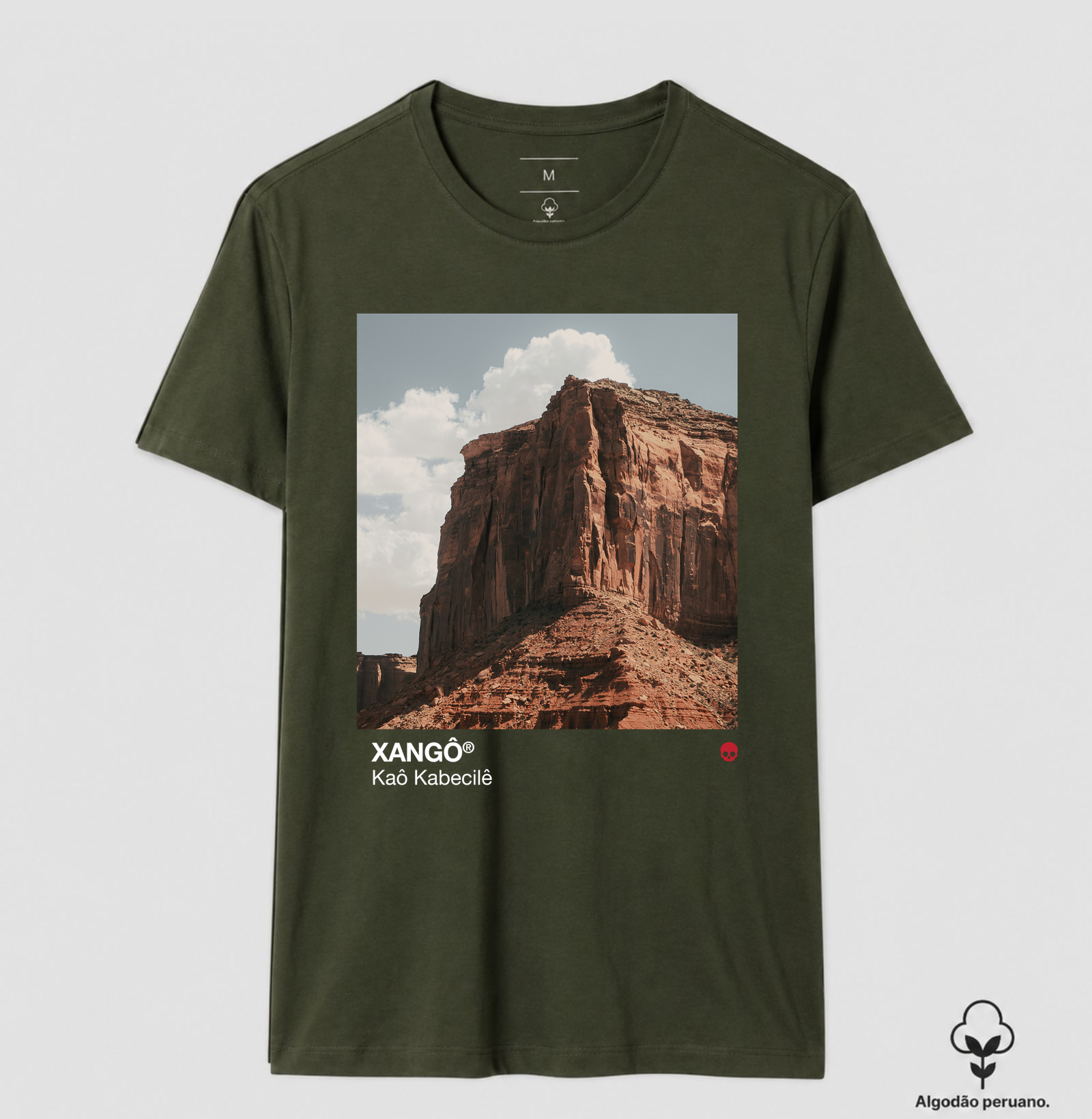 Camiseta Umbanda Orixá Xangô - Pedreira | Em Algodão Peruano - Imagem 9