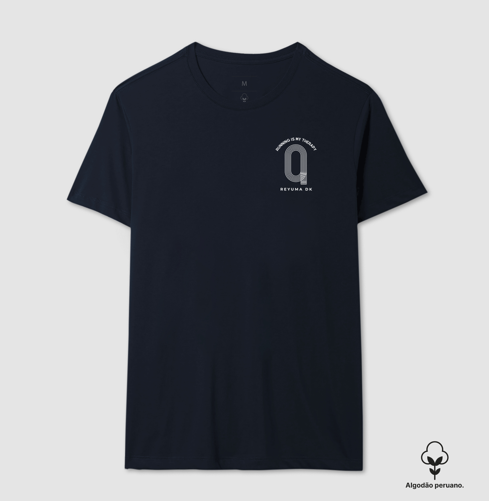 Camiseta Masculina, Feminina, Babylook e Unissex de Algodão Peruano Corrida "Running my therapy"  - Imagem 5