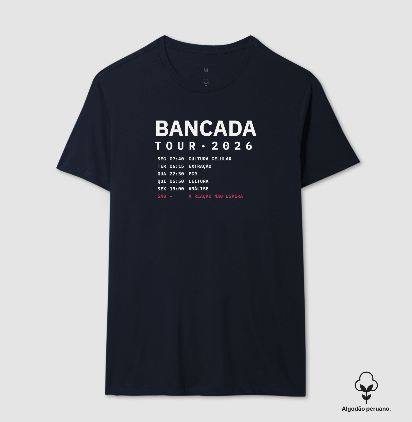 Camiseta Pima Masculina Bancada Tour - Imagem 7