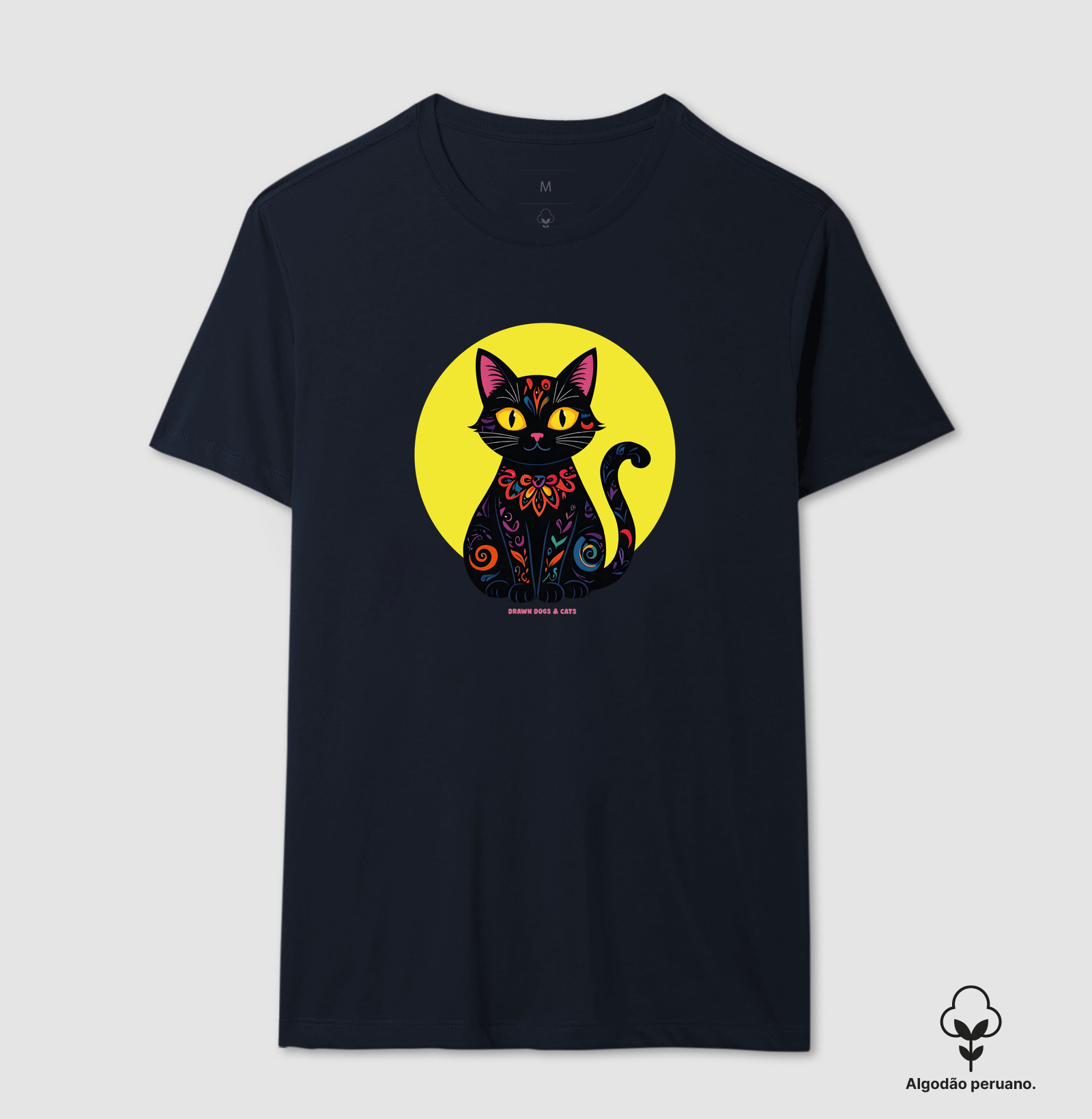 Gata preta e fundo amarelo - Imagem 10
