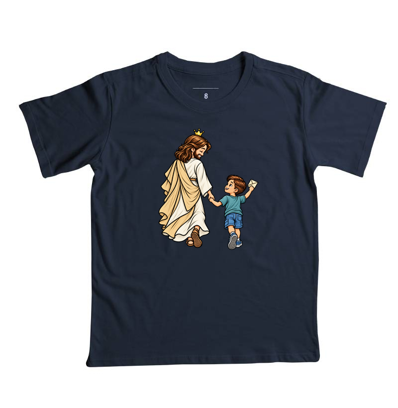 Camiseta Infantil Caminhando Juntos - Menino - Imagem 4