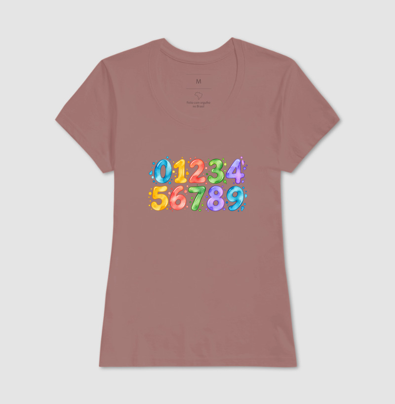 Camiseta Números em Cores - Imagem 18