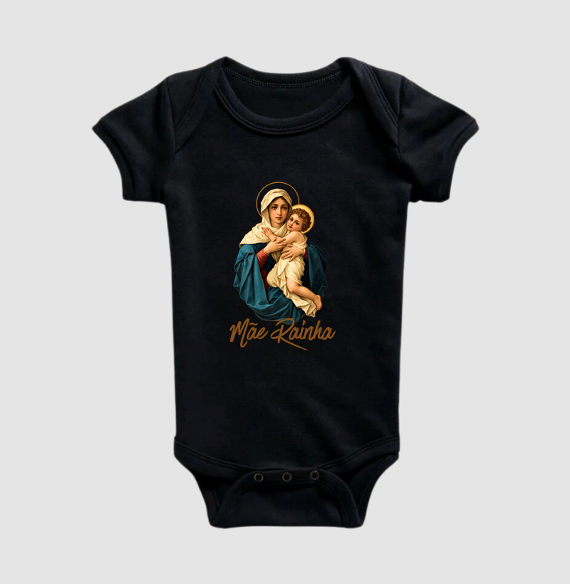 Body Infantil Católico Mãe Rainha de Schoenstatt - Imagem 2